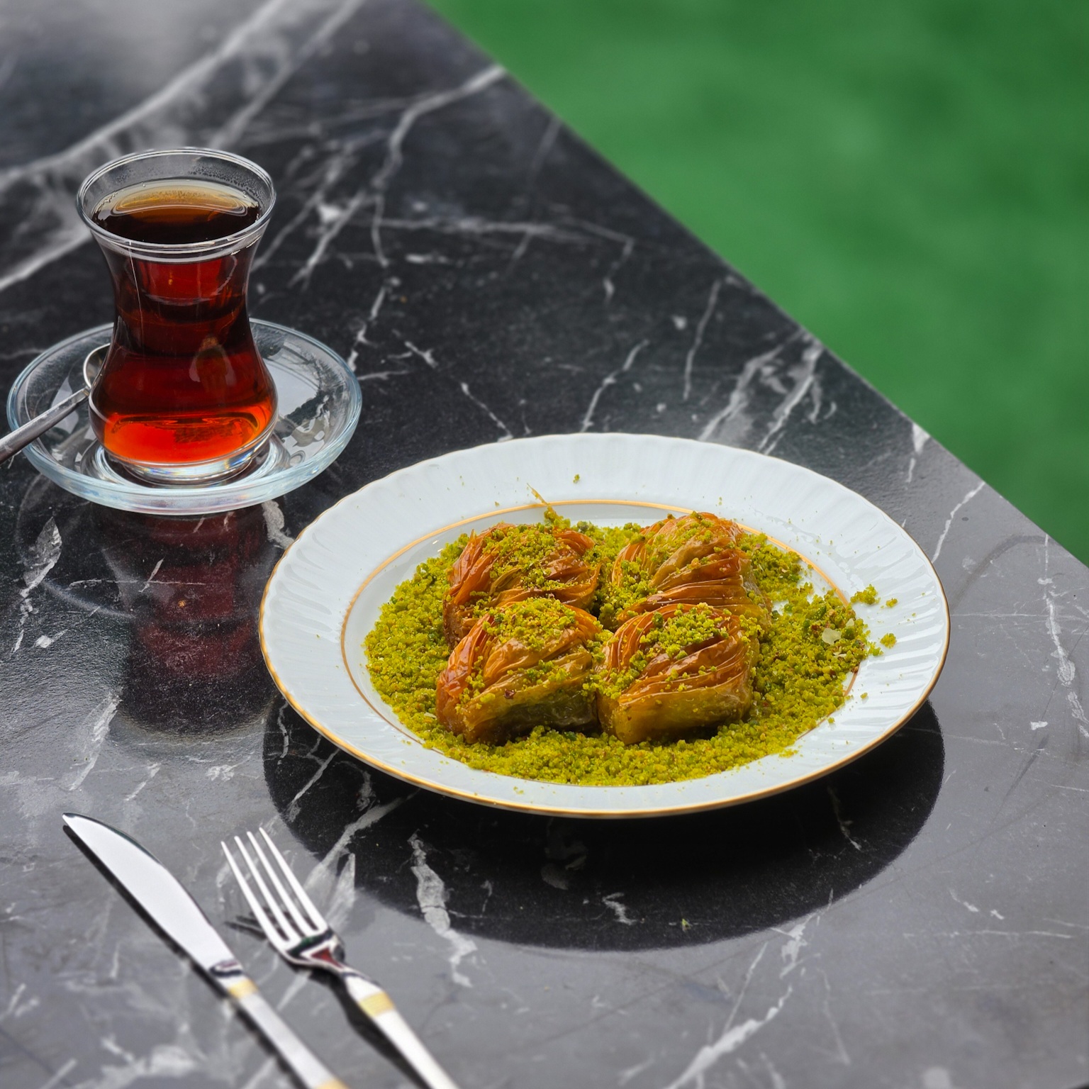 fıstıklı midye 